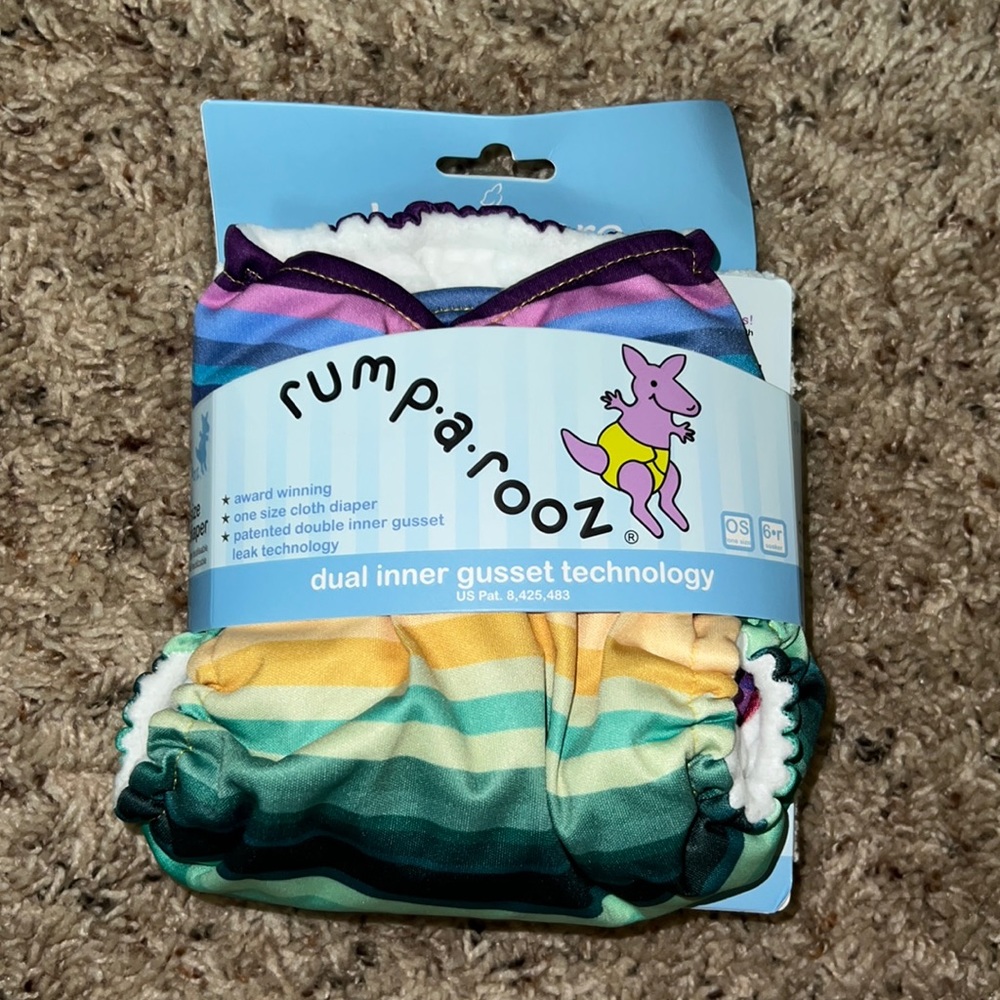 Runparooz Be Happy cloth diaper NIP